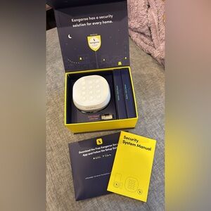 kangaROOS Security System in White and Yellow